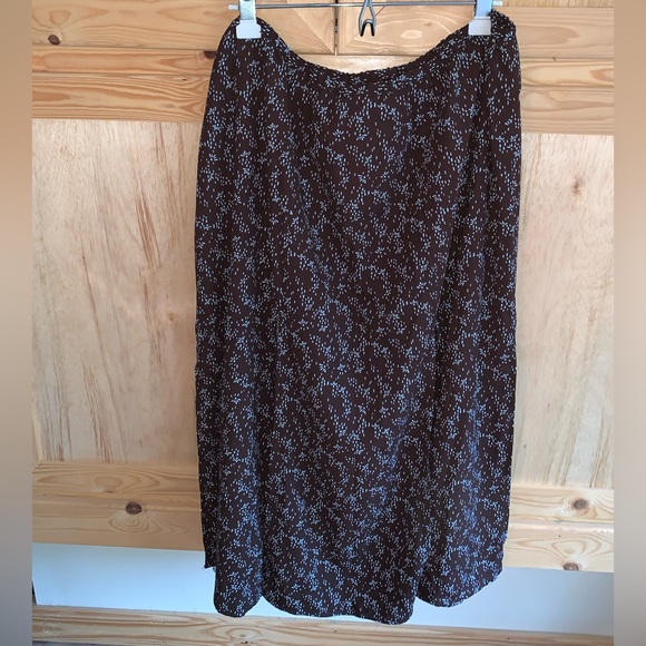 Mood of course NWT double floral dressy modest skirt size 3X - Picture 4 of 6